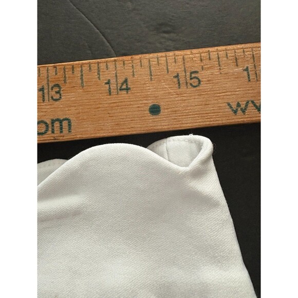 J. McLaughlin Cameron A-Line Skirt Size 10 White Scalloped Hem Nautical Coastal - Picture 6 of 12